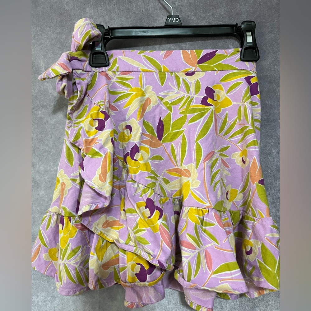 Tea Collection Floral Wrap Skirt